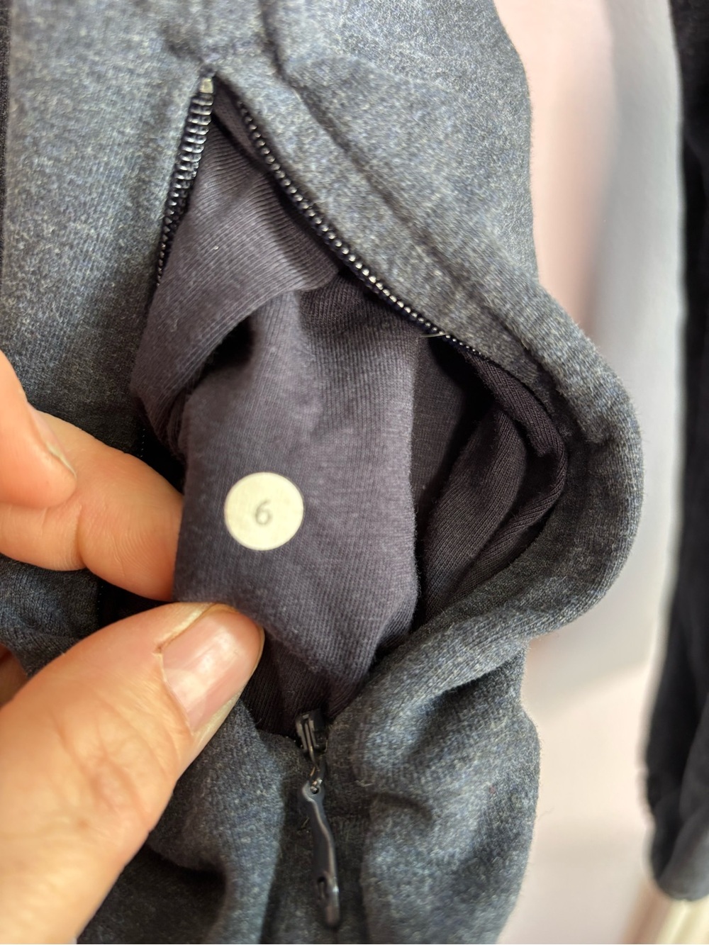 lululemon athletica After All Pullover Charcoal Cozy Funnel Neck Size 6 - Picture 4 of 7
